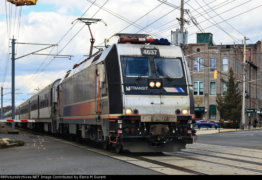 NJT 4637 on train 4741